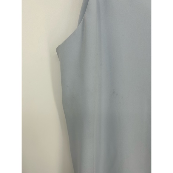 En Thread Ice Blue V-Neck Sleeveless Midi Dress - Picture 6 of 6